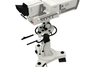Sony BVP 900 Studio Camera 3D-Modell