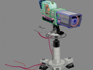 Sony BVP 900 Studio Camera 3D-Modell