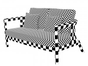 Sofa South Beach Loveseat Kannoa 3D 模型