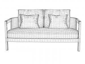 Sofa South Beach Loveseat Kannoa 3D 模型