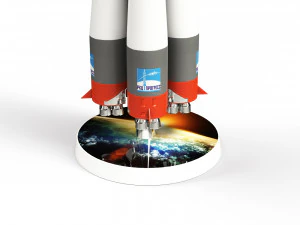 Model Rocket Carrier Soyus M1 144 3D Model