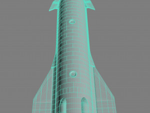 SpaceX Starship M110 Modelo 3D
