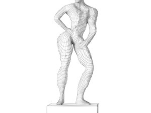 Modern sculpture 3D Model