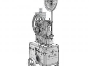 Steampunk Clock 3D Модель