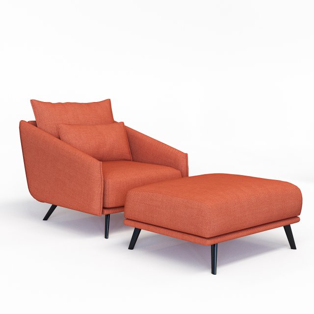 STUA COSTURA chair Modelo 3D .c4d .max .obj .3ds .fbx .stl .blend 