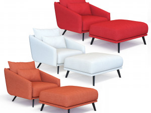 STUA COSTURA chair Modelo 3D