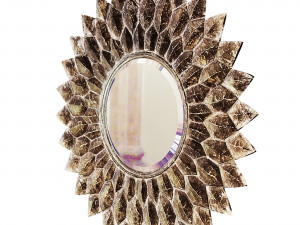 Mirror Sunburst wood mirror 3D 모델