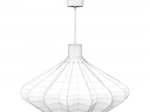 Chandelier Suspension blanche Cocoon Modelo 3D