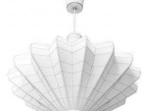 Chandelier Suspension blanche Cocoon Modelo 3D
