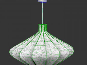 Chandelier Suspension blanche Cocoon Modelo 3D