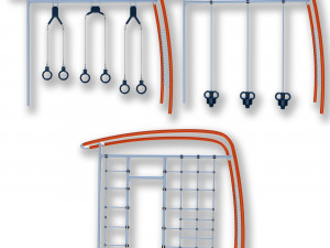 Exercise machine Suspension Trainer Kompan 3D 모델