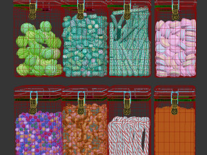 Sweets in glass jars 3D Модель