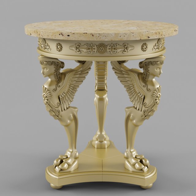Angel table 3D मॉडल .c4d .max .obj .3ds .fbx .stl .blend 