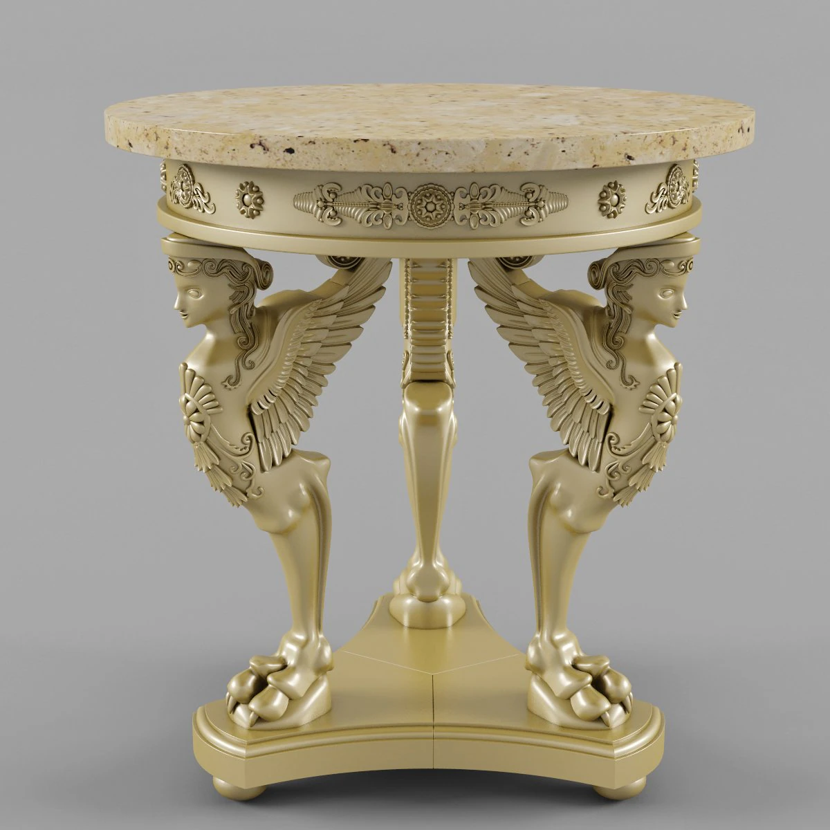 Angel table 3D Model .c4d .max .obj .3ds .fbx .stl .blend 