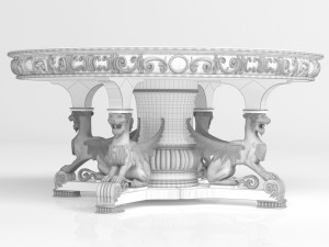 Table Griffins 3D Model