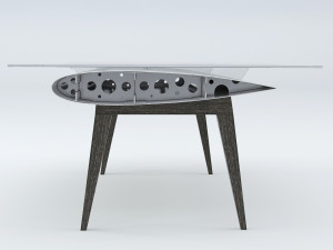 Table Airplane Wing 3D Модель