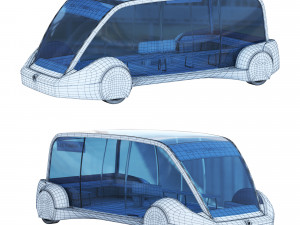 Tesla pod 3D मॉडल