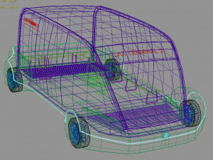 Tesla pod 3D मॉडल