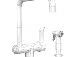 Kitchen faucet THG Santos 3D Model