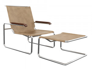 Armchair Thonet S35L 3D Model