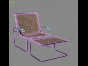 Armchair Thonet S35L 3D Model