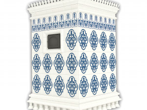 Tiled stove 3D Model