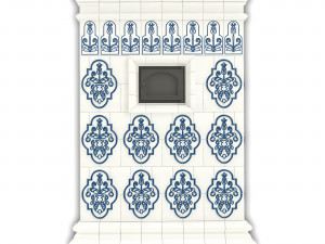 Tiled stove Modelo 3D