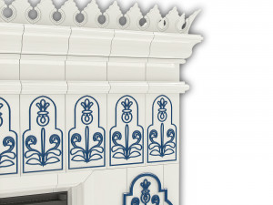 Tiled stove Modelo 3D