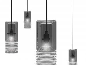 Pendant Light Tom Dixon Flask Pendant Smoke 3D 模型