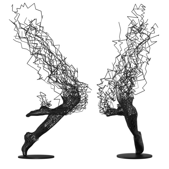 Contemporary sculpture by Tomohiro Inaba Model 3D .c4d .max .obj .3ds .fbx .stl .blend 