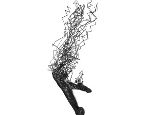 Contemporary sculpture by Tomohiro Inaba 3D Model