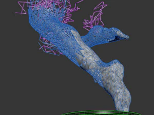 Contemporary sculpture by Tomohiro Inaba 3D Model