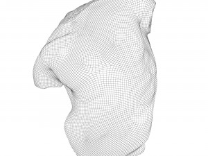 Sculpture Gaddi Torso Modèle 3D