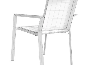 Trig Stackable Chair 3D Model
