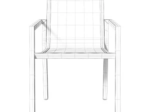 Trig Stackable Chair 3D Model