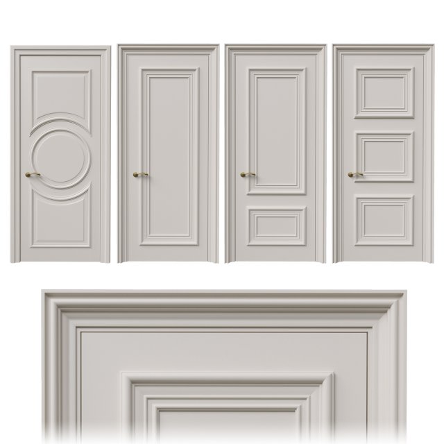 Doors Union Valencia 3D Model .c4d .max .obj .3ds .fbx .stl .blend 