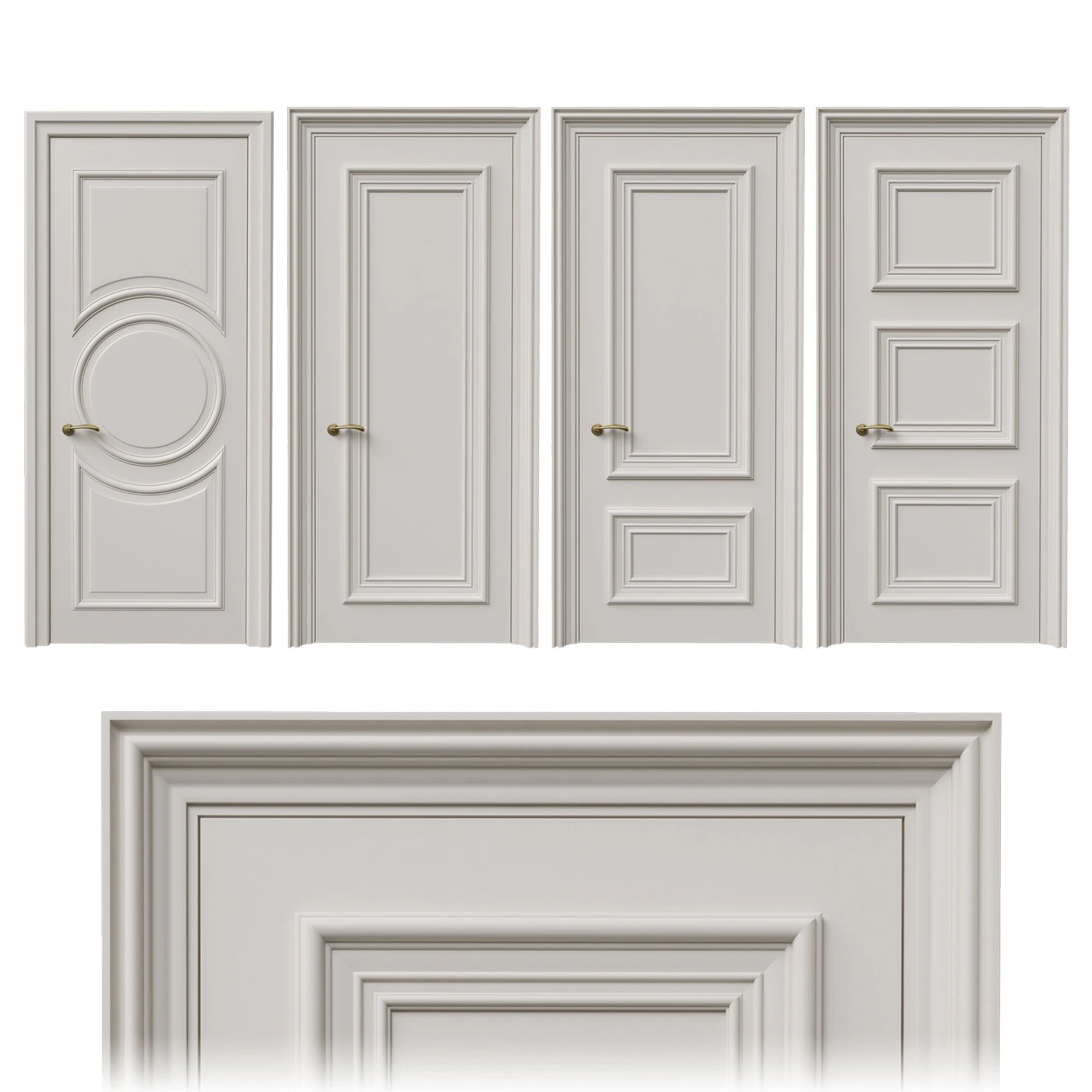 Doors Union Valencia 3D Model .c4d .max .obj .3ds .fbx .stl .blend