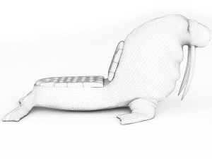 Valrus chair Modello 3D