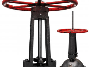 Gate valve 3D Model