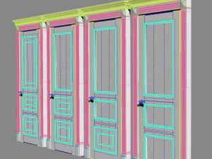 T&uuml;ren Wien 3D Modell