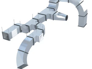 Rectangular ventilation 3D Model