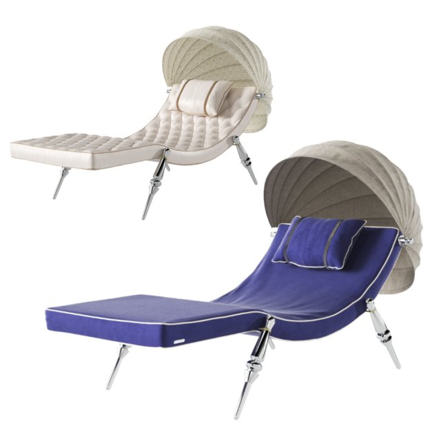 Deckchair Visionnaire Sveva Dehors Modelo 3D .c4d .max .obj .3ds .fbx .stl .blend 