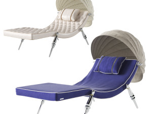 Deckchair Visionnaire Sveva Dehors 3Dモデル