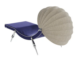 Deckchair Visionnaire Sveva Dehors 3D Model
