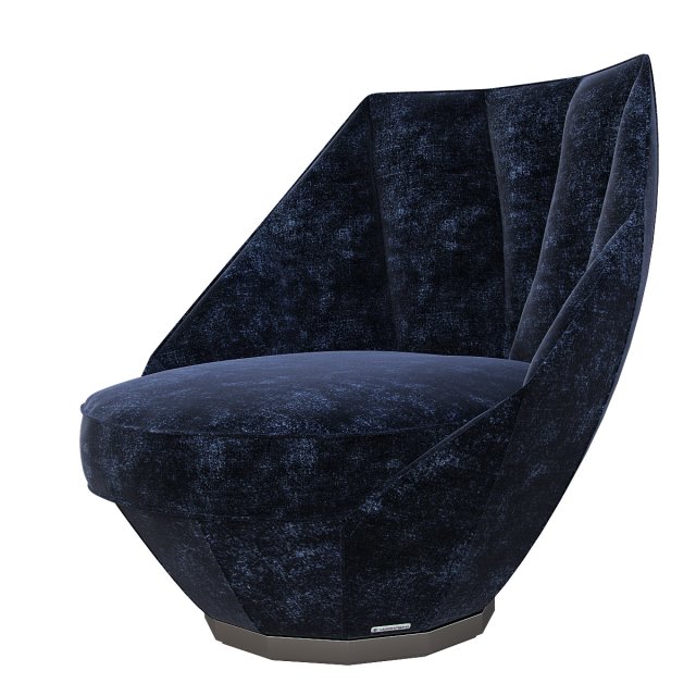 Visionnare Sontag armchair 3D Model .c4d .max .obj .3ds .fbx .stl .blend 