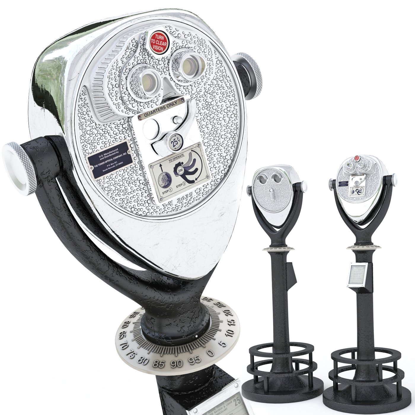 Coin Operated Telescope 3D in 3DExport
