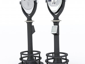Coin Operated Telescope 3D Model