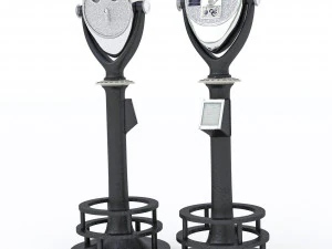 Coin Operated Telescope 3D Model