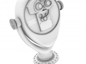 Coin Operated Telescope 3D Model