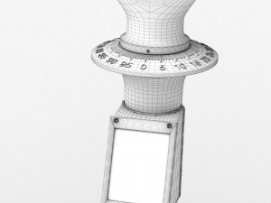 Coin Operated Telescope 3D Model
